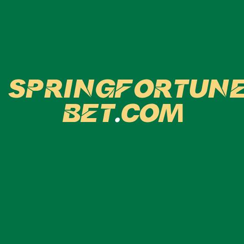 Logo da SPRINGFORTUNEBET